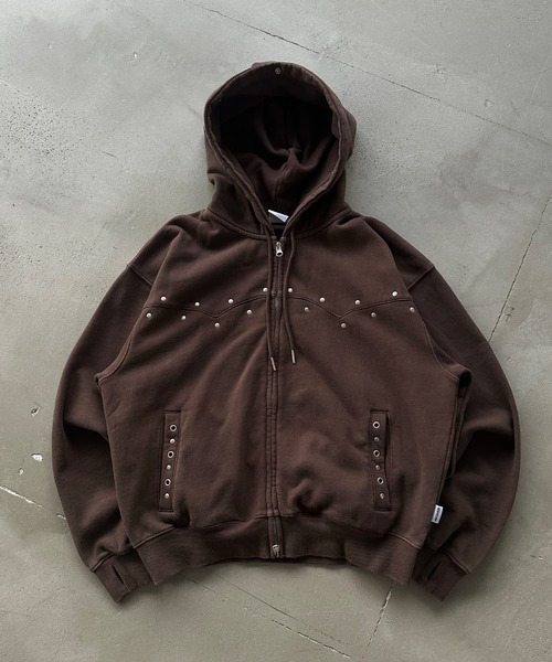 WISH FOR EVER（ウィッシュフォーエバー） パーカー STUDS ＆ EYELETS