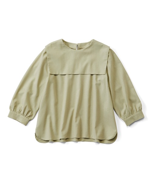 「シロップ.」 7分袖チュニック LARGE アイボリー レディース_画像8