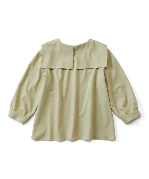 「シロップ.」 7分袖チュニック LARGE アイボリー レディース_画像9