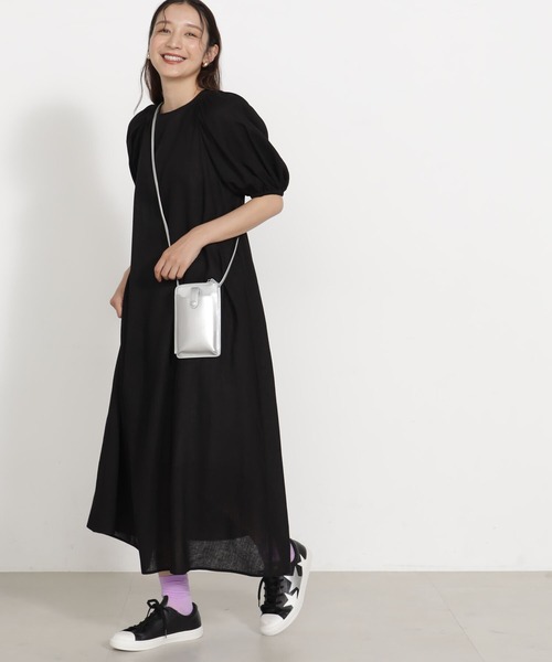 「FOUND GOOD」 半袖ワンピース S ブラック レディース_画像5