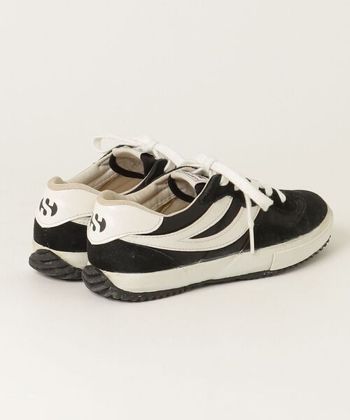 「SUPERGA」 ローカットスニーカー「folderコラボ」 - ブラック レディース_画像2