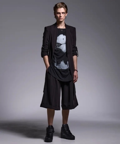 【激レア】Kiryuyrik キリュウキリュウ ロングリブパンツ 黒 ブラック キリュウキリュウ kiryuyrik Gabagine Wide Slacks （Black