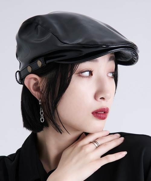 Ellno Loset（エルノロゼット） 帽子 ベレー帽 ハンチングキャップ