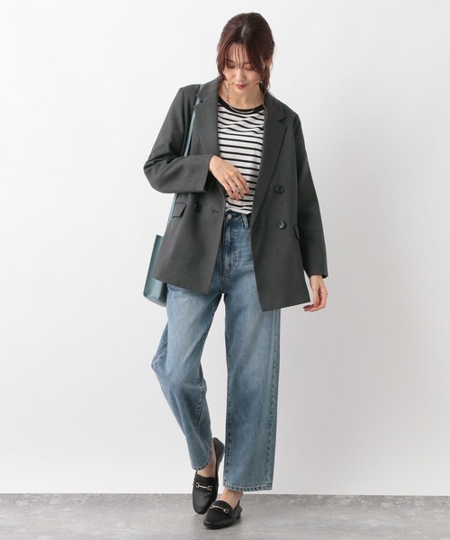 「GLOBAL WORK」 トレンチコート LARGE ベージュ レディース_画像3