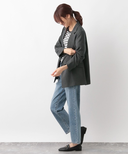 「GLOBAL WORK」 トレンチコート LARGE ベージュ レディース_画像4