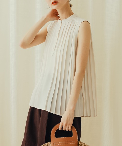 「SENSE OF PLACE by URBAN RESEARCH」 ノースリーブブラウス ONE ネイビー レディース_画像5