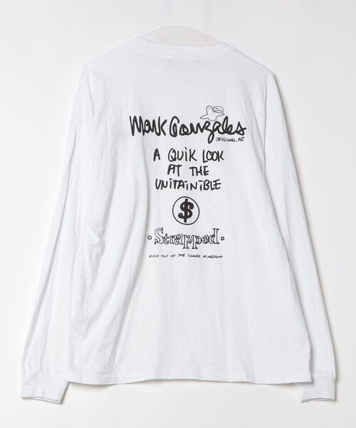 「Mark Gonzales」 長袖Tシャツ M ホワイト系その他2 メンズ_画像2