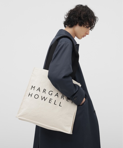 MARGARET HOWELL リネン 牛革 キャンバス トートバッグ MARGARET HOWELL（マーガレットハウエル） トートバッグ DRY COTTON