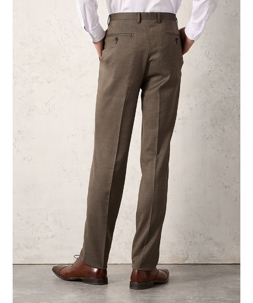 「Perfect Suit FActory」 「EDWIN」スラックス S カーキ メンズ_画像9