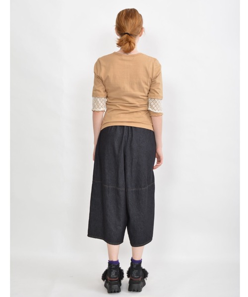 「gomme」 デニムパンツ MEDIUM ブラック系その他 レディース_画像9