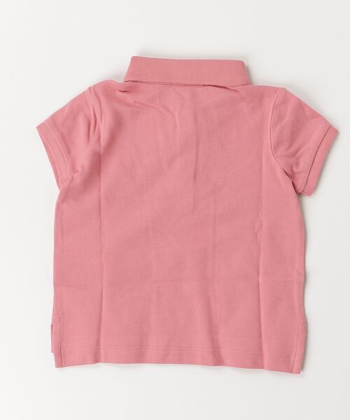 ポロシャツ ストレッチ メッシュ ポロシャツ キッズ 子供服 女の子の画像