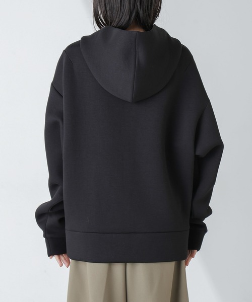 「NANO universe」 ジップアップパーカー L グレー レディース_画像4