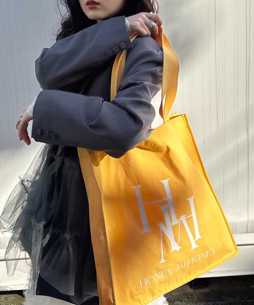 「HONEY MI HONEY」 トートバッグ FREE イエロー レディース_画像6