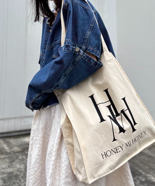 「HONEY MI HONEY」 トートバッグ FREE イエロー レディース_画像8