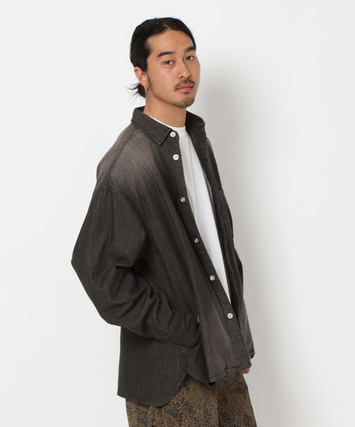 HEREIAM シャツ 「HEREIAM MEN」ユニセックス/MID DENIM シャツ メンズ
