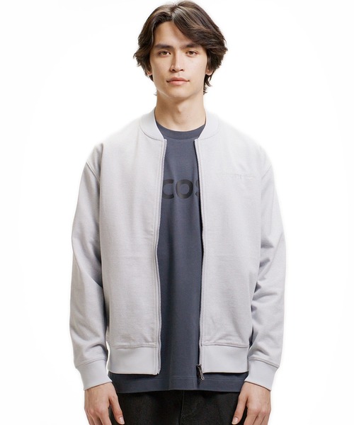 LACOSTE（ラコステ） カーディガン ヘザースウェット メランジニット