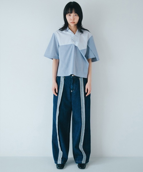 ジーンズ デニム デニムパンツ 「soduk」26SS新作 center seam denim
