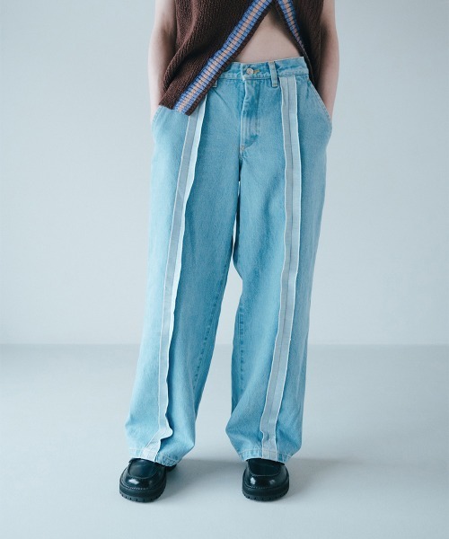 ジーンズ デニム デニムパンツ 「soduk」26SS新作 center seam denim