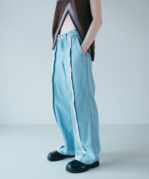 ジーンズ デニム デニムパンツ 「soduk」26SS新作 center seam denim