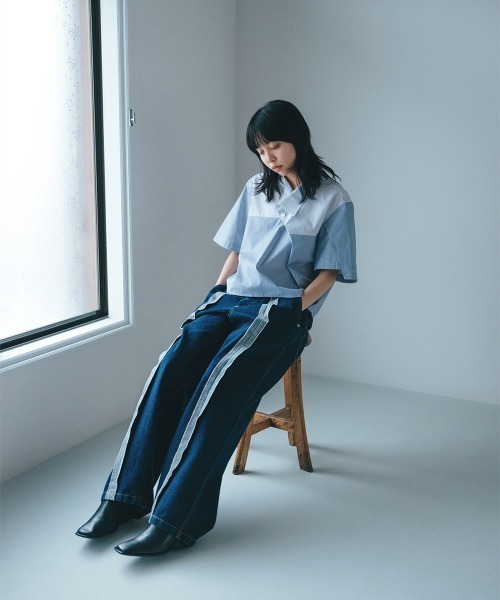 ジーンズ デニム デニムパンツ 「soduk」26SS新作 center seam denim