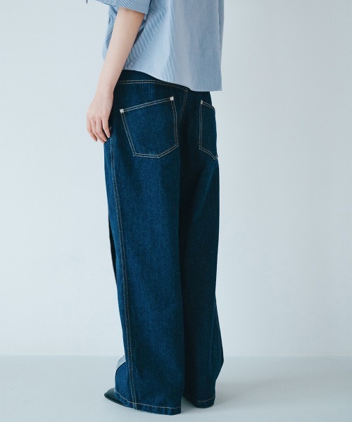 ジーンズ デニム デニムパンツ 「soduk」26SS新作 center seam denim