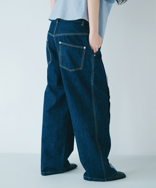 ジーンズ デニム デニムパンツ 「soduk」26SS新作 center seam denim