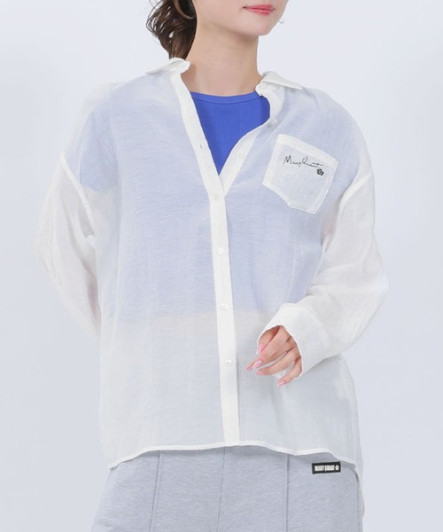 新品　マリークワント　カットワークデイジー ブラウス　白 MARY QUANT（マリークワント）の「デイジーカットジャカード ブラウス