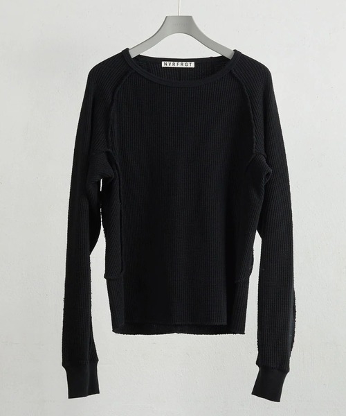 NVRFRGT 25AW WAFFLE THERMAL LONG tシャツ NVRFRGT（ネヴァーフォーゲット） tシャツ 「NVRFRGT」WAFFLE THERMAL