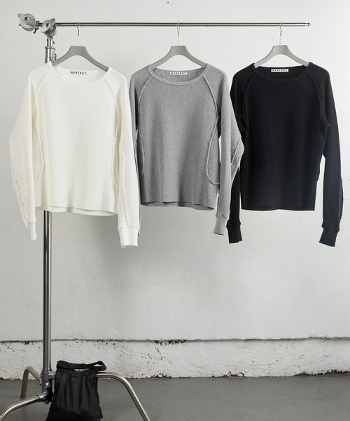 NVRFRGT（ネヴァーフォーゲット） tシャツ 「NVRFRGT」WAFFLE THERMAL