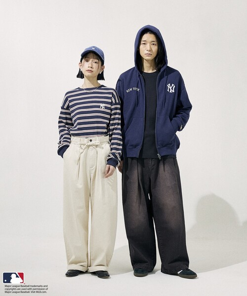 MLB 「FREAK'S STORE」ジップアップパーカー MEDIUM グレー メンズ