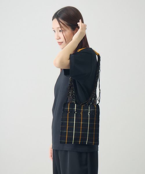 kuros'（クロス） トートバッグ ハンモックサコッシュ タータン