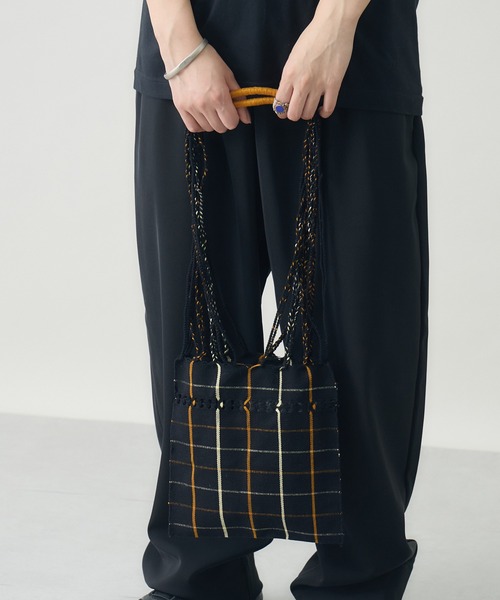 kuros'（クロス） トートバッグ ハンモックサコッシュ タータン