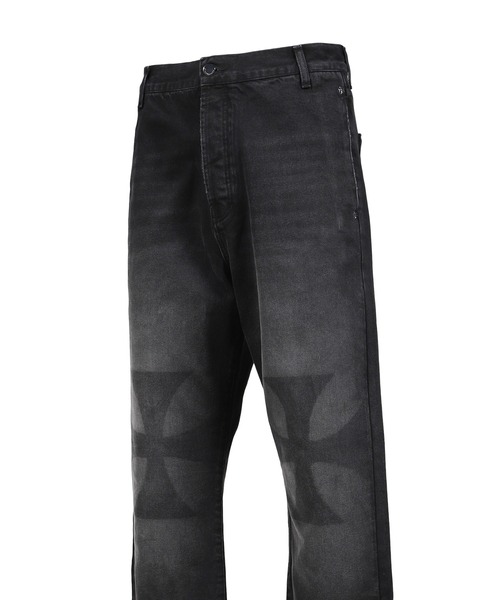 ジーンズ CROSS PATCH BAGGY JEANS メンズ レディースの画像