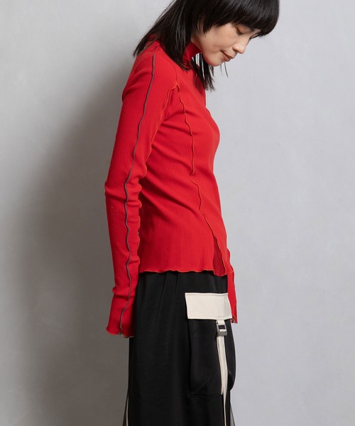 「MARECHAL TERRE」 長袖カットソー MEDIUM ホワイト レディース_画像2