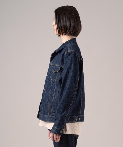 「Levi's」 デニムジャケット S ダークインディゴブルー メンズ_画像2