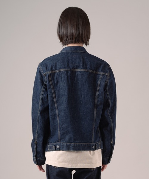 「Levi's」 デニムジャケット S ダークインディゴブルー メンズ_画像3