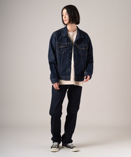 「Levi's」 デニムジャケット S ダークインディゴブルー メンズ_画像5