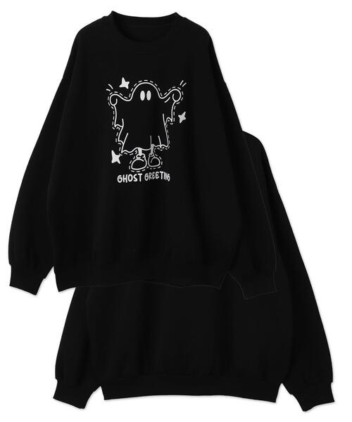 「WEGO」 スウェットカットソー MEDIUM ホワイト メンズ_画像3