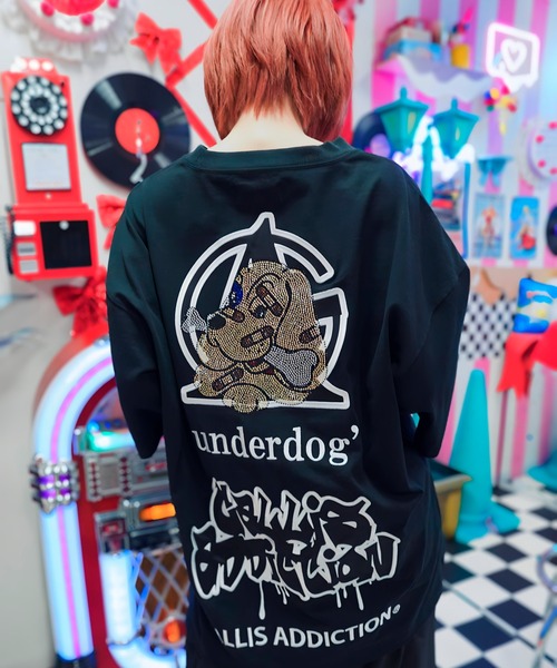 GALFY（ガルフィー） tシャツ GA×GALFY-安定の別注キラキラ犬Tee
