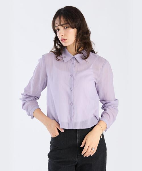To b. by agnes 「To b.」 長袖シャツ 38 パープル系その他 レディース 