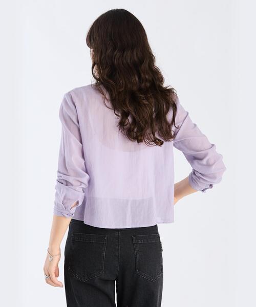 To b. by agnes 「To b.」 長袖シャツ 38 パープル系その他 レディース 