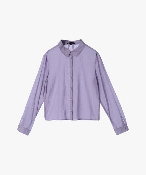 To b. by agnes 「To b.」 長袖シャツ 38 パープル系その他 レディース 