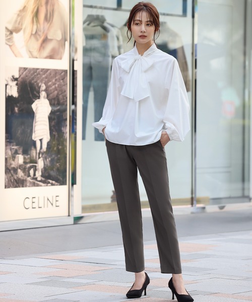 「Flolia」 セットアップ M チャコールグレー レディース_画像5
