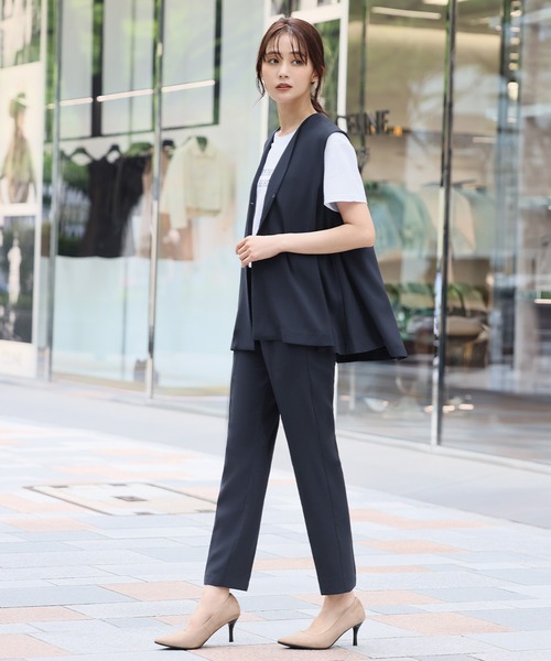 「Flolia」 セットアップ M チャコールグレー レディース_画像8