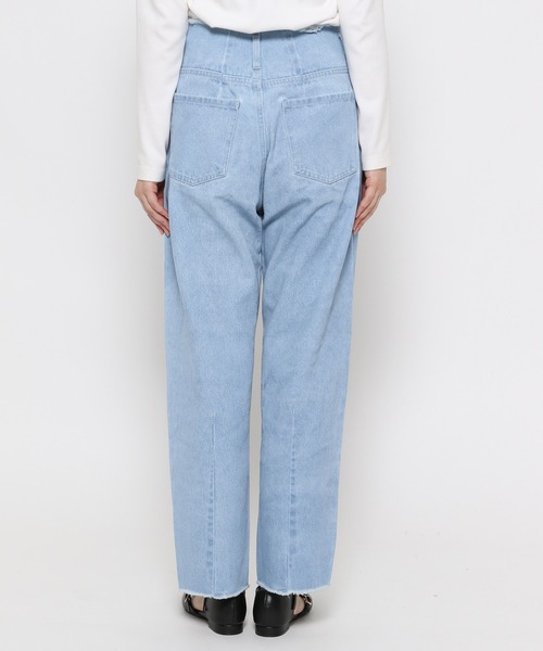 「mysty woman」 デニムパンツ SMALL ブルー レディース_画像9