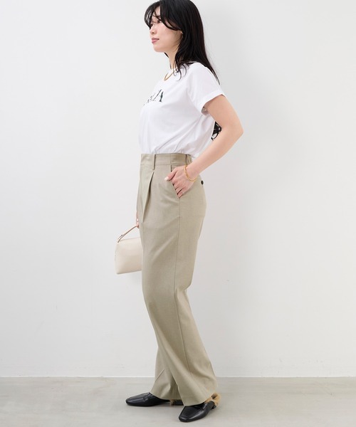 「MICA&DEAL」 半袖Tシャツ 36 レンガ レディース_画像3
