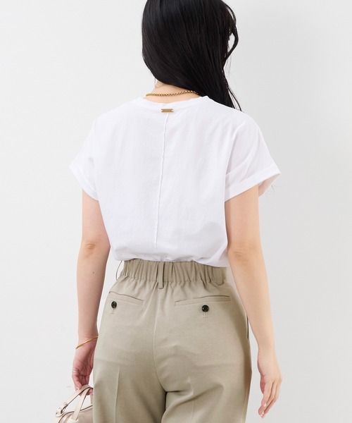 「MICA&DEAL」 半袖Tシャツ 36 レンガ レディース_画像4