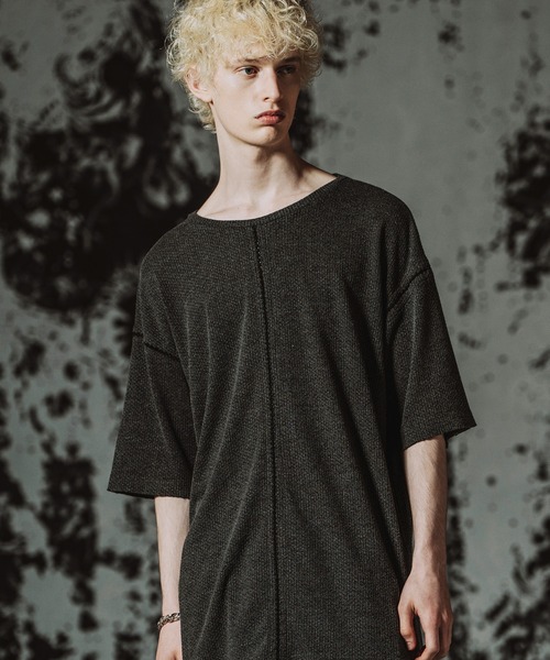 NOID ダイヤステッチサーマルC-N-PO Tシャツ NO ID.（ノーアイディー） tシャツ 「NO ID.」Diamond Stitch Thermal
