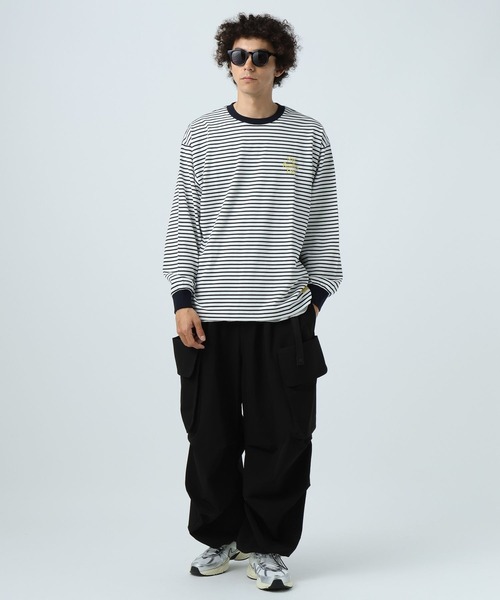 「BAYFLOW」 カーゴパンツ「urumaコラボ」 LARGE カーキ メンズ_画像2