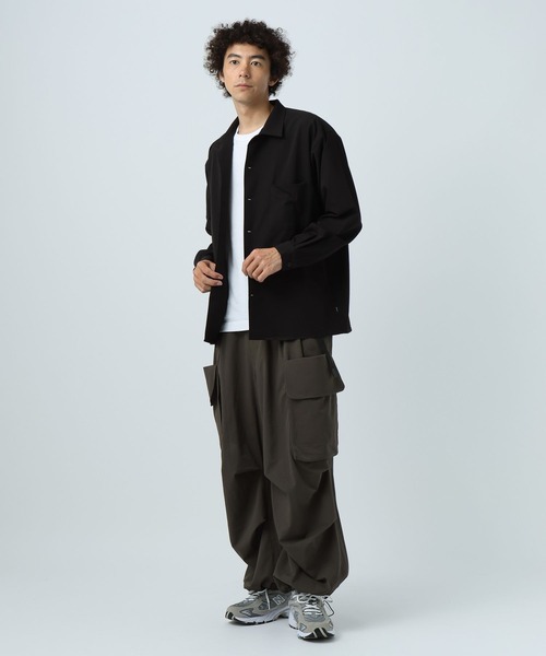 「BAYFLOW」 カーゴパンツ「urumaコラボ」 LARGE カーキ メンズ_画像3